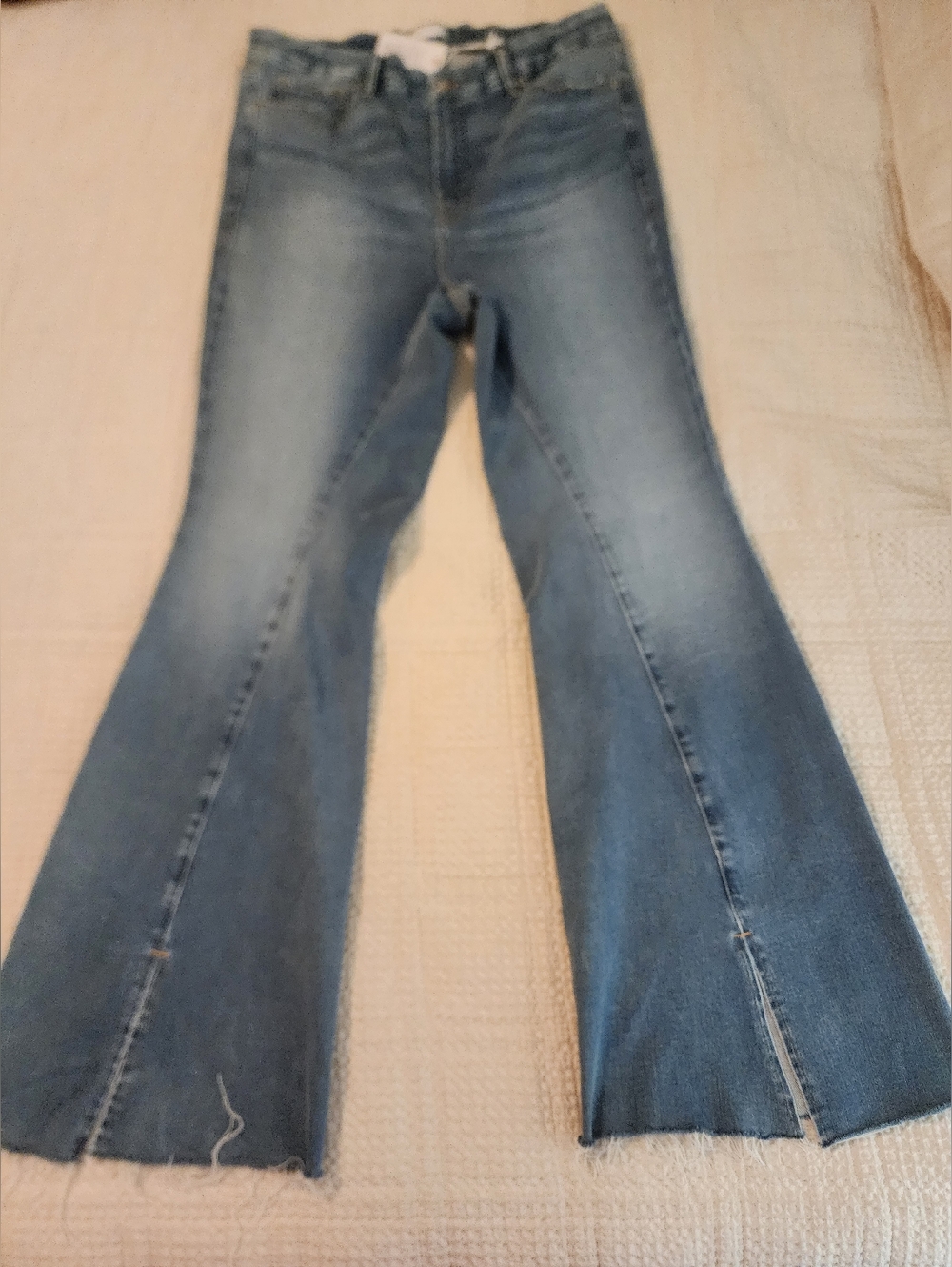 Good American Light Blue Flare Jeans
